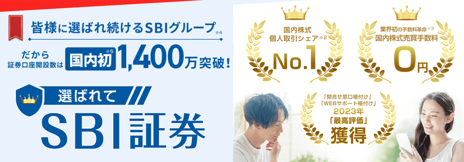 SBI証券トップ画像